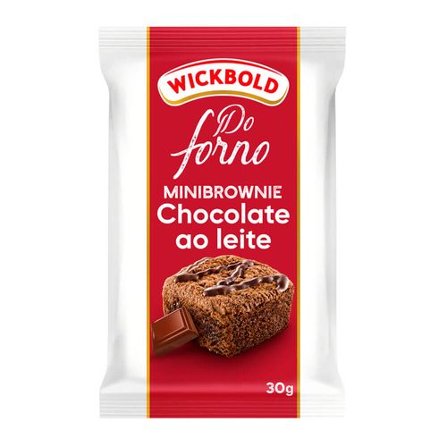 Minibrownie Chocolate ao Leite Do Forno Wickbold 30g