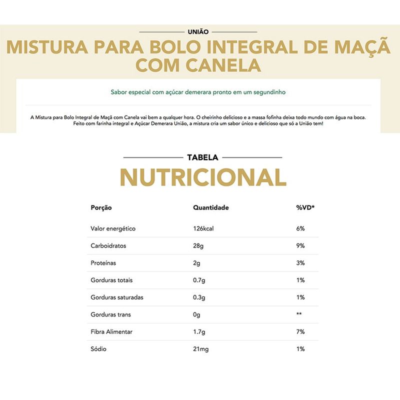 Mistura-Integral-Para-Bolo-de-Maca-Com-Canela-Uniao-400g