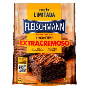 Mistura para Bolo Extracremoso Chocomousse Fleischmann 390g