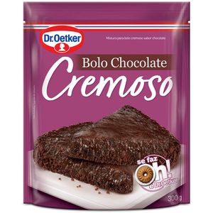 Mistura para Bolo Sabor Chocolate Cremoso Dr Oetker 300g