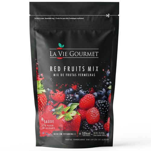 Mix de Frutas Vermelhas Congeladas La Vie Gourmet 450g