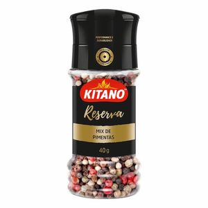 Mix de Pimenta em Grãos com Moedor de Cerâmica Reserva Kitano 40g