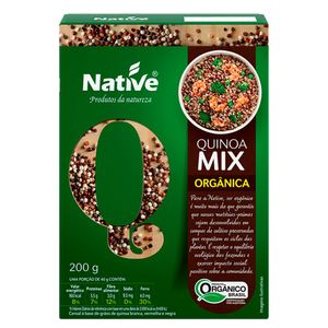 Mix de Quinoa em Grãos Branca e Vermelha Orgânica Native 200g
