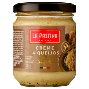 Molho 4 Queijos Trufado La Pastina Vidro 180ml