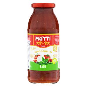Molho de Tomate com Manjericão Mutti 400g