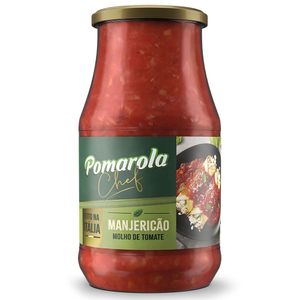 Molho de Tomate Manjericão Pomarola Chef 420g