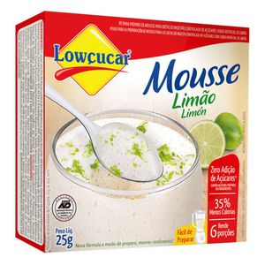 Mousse em Pó de Limão Sem Adição de Açúcar Lowçucar 25g