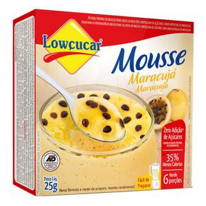Mousse em Pó de Maracujá Sem Adição de Açúcar Lowçucar 25g