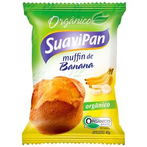 Muffin Orgânico de Banana Suavipan 40g