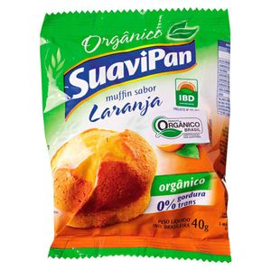 Muffin Orgânico de Laranja Suavipan 40g