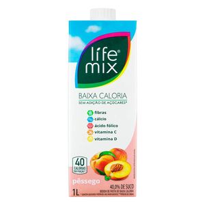 Suco de Pêssego Life Mix 1 Litro