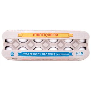 Ovos Brancos Extra Mantiqueira com 12 Unidades