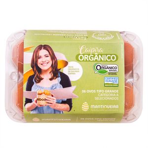 Ovo Caipira Orgânico Mantiqueira com 6 Unidades