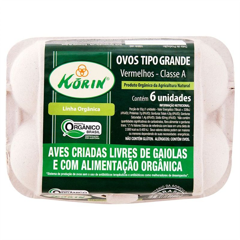 Ovo-Vermelho-Organico-Grande-Korin-Com-6-Unidades