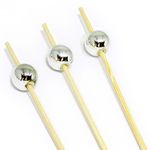 Palito-em-Bambu-Para-Petiscos-Bolinha-Prata-Silver-Plastic-Com-20-Unidades