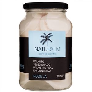 Palmito Palmeira Real em Rodela Natupalm 290g