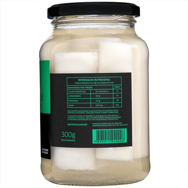 Palmito-Real-Tolete-Natupalm-300g