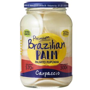 Palmito Pupunha Carpaccio Brasilian Palm 300g