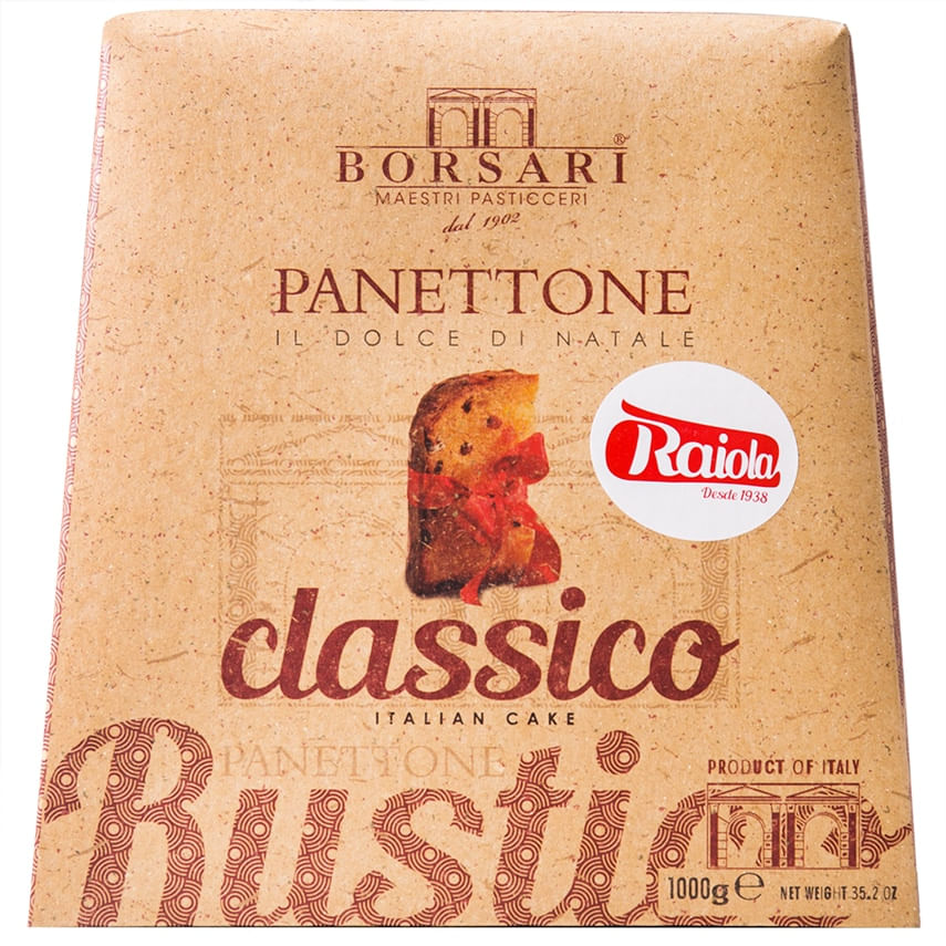 Panettone Cl ssico Alto Borsari 1Kg Mambo Supermercado S o Paulo