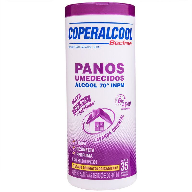 Pano-de-Limpeza-Umedecido-Lavanda-Oriental-Coperalcool-Com-35-Unidades