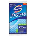 Pano-Multiuso-Furato-Azul-Limppano-Com-5-Unidades