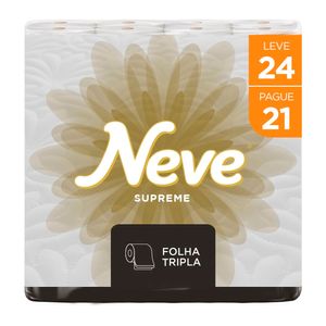 Papel Higiênico Folha Tripla Supreme Neve Leve 24 Pague 21