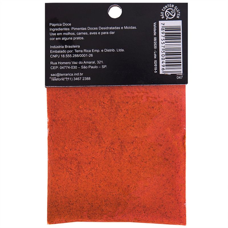 Paprica-Doce-Terra-Rica-Frasco-35g