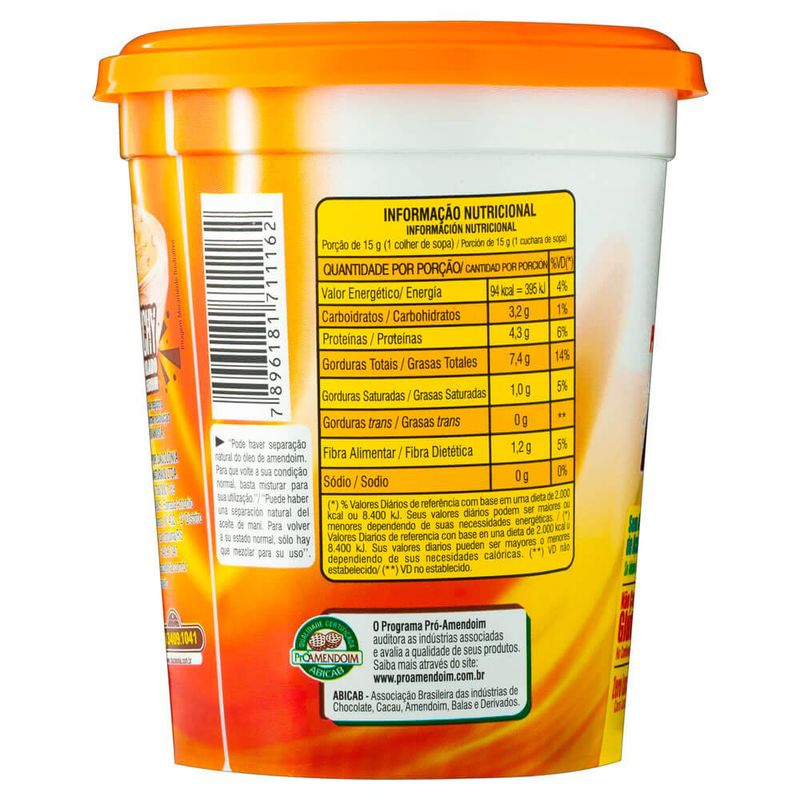 Pasta-de-Amendoim-Crunchy-Integral-Amendo-Power-Dacolonia-500g