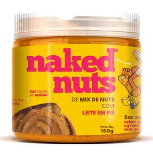 Pasta Mix de Nuts com Leite em Pó Naked Nuts 150g
