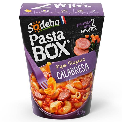 PastaBox Pipe Rigate Calabresa Sodebo 310g
