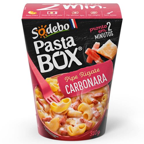 PastaBox Pipe Rigate Carbonara Sodebo 310g