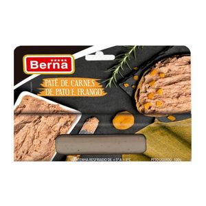 Patê de Carnes de Pato e Frango Berna 100g