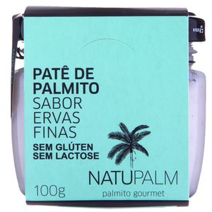 Patê de Palmito com Ervas Finas Natupalm 100g