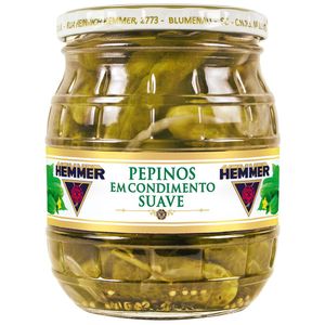Pepino em Condimento Suave Hemmer 300g