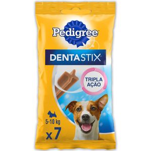 Petisco Dentastix Raças Pequenas Pedigree com 7 unidades 110g