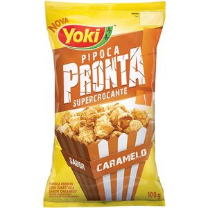 Pipoca Doce Caramelo Yoki 100g
