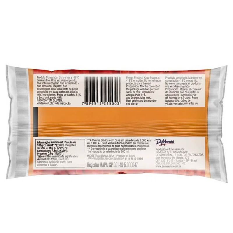 Polpa-Fruta-Demarchi-Acer-Lar-100g