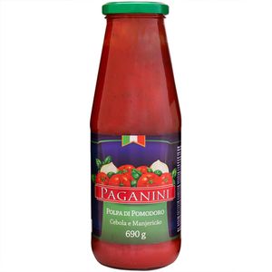Polpa de Tomate Manjericão e Cebola Paganini 690g
