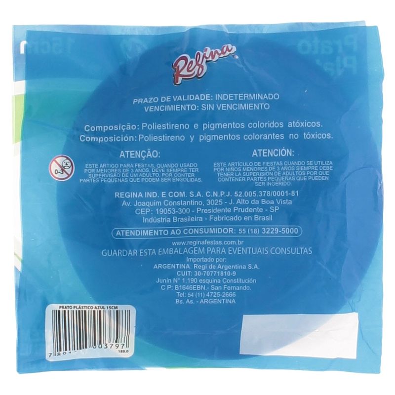 Prato-Plastico-Aniversario-15cm-Azul-Regina-10-Unidades
