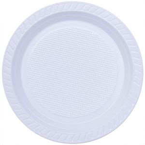 Prato Raso Descartável Branco Copobrás 17,5cm com 10 unidades