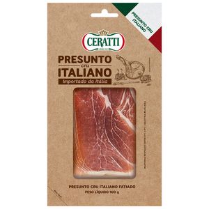 Presunto Italiano Cru Fatiado Ceratti 100g