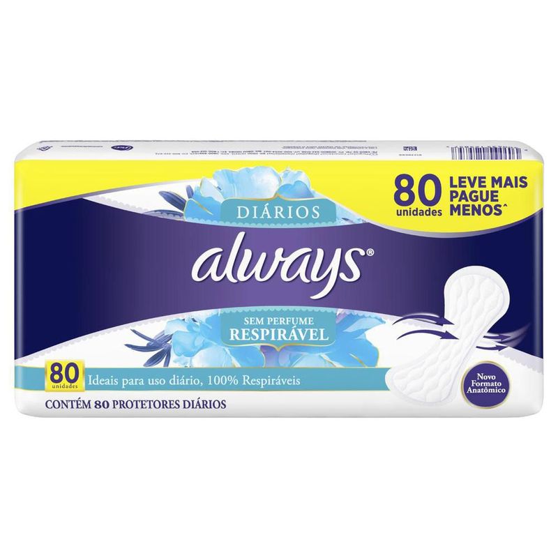 Protetor-Diario-Sem-Perfume-Always-80-Unidades
