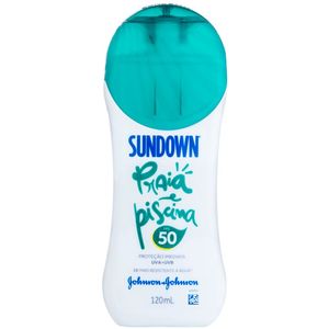 Protetor Solar Praia e Piscina FPS 50 Sundown 120ml