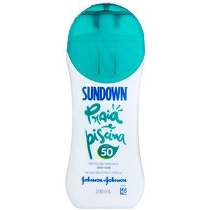 Protetor Solar Praia e Piscina FPS 50 Sundown 200ml