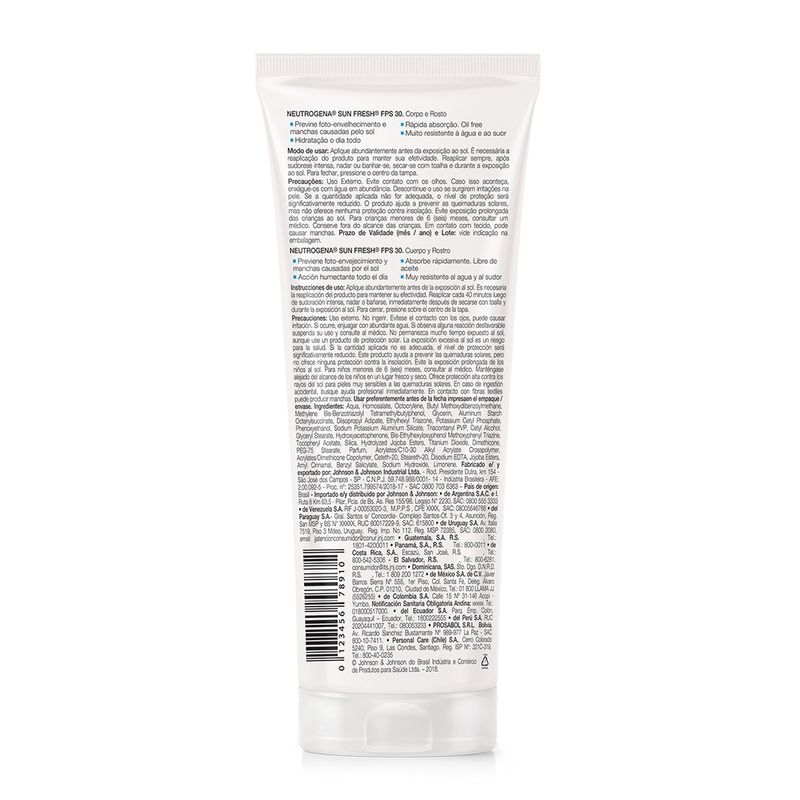 Protetor-Solar-Sun-Fresh-Fps-30-Corpo-E-Rosto-Neutrogena-200ml