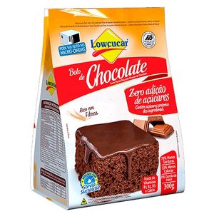 Pré Mistura para Bolo de Chocolate Sem Adição de Açúcar Lowçucar 300g