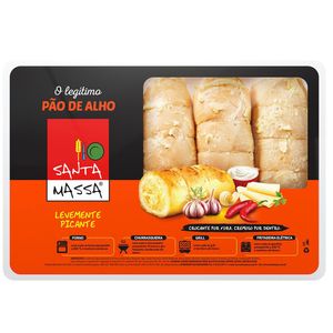 Pão de Alho Picante Santa Massa 400g