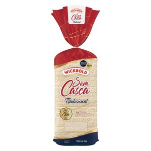 Pão de Forma Sem Casca Tradicional Wickbold 450g