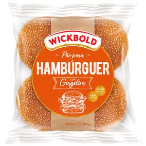 Pão de Hambúrguer com Gergelim Wickbold 200g