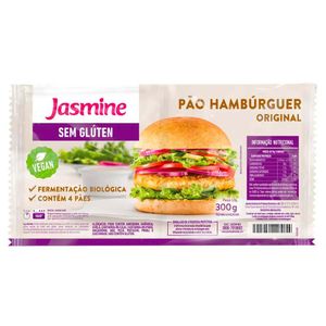 Pão de Hambúrguer Sem Glúten Jasmine 300g